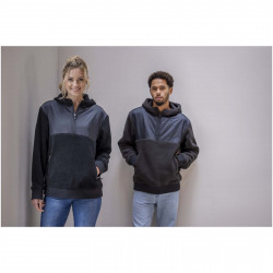 Sudadera unisex de tejido polar sherpa reciclado Evans