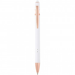 Boligrafo con acabado en oro rosa Nanna