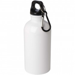 Bidon de 400 ml de acero inoxidable con certificado RCS con mosqueton Oregon