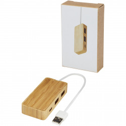 Hub USB de bambu Tapas