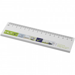 Libreta con notas adhesivas de material reciclado con regla impresa Sticky Mate