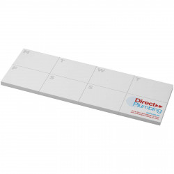 Libreta con notas adhesivas de material reciclado con planificador impreso Sticky Mate