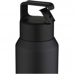 Botella de 600 ml con aislamiento al vacio de cobre en acero inoxidable reciclado con certificado RCS Astra segura para carbona