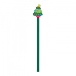 Lápiz Navidad goma de borrar
