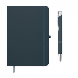 Set libreta A5 PU y boligrafo