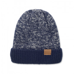 Gorro de punto con dobladillo